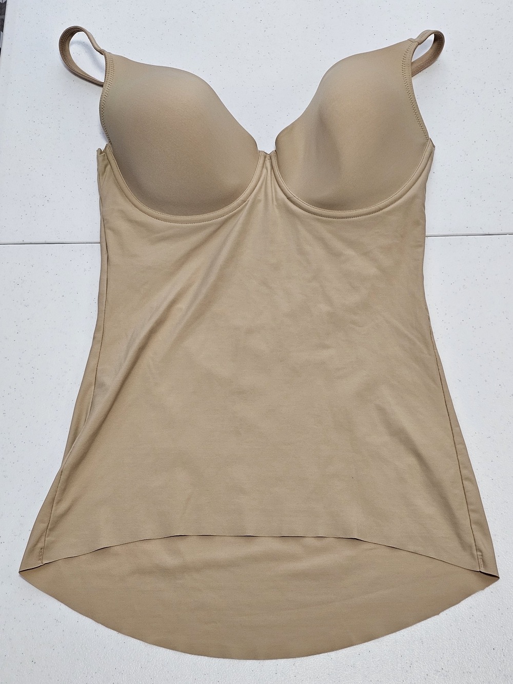 Wacoal Shapewear Cami Molded Underwire Cup Shaping Top Tank Nude Size 38D